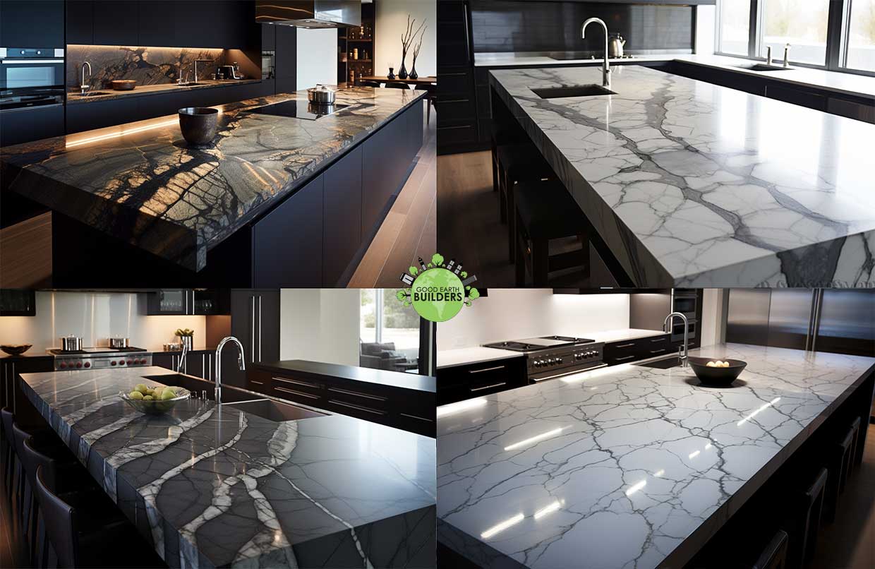 Granite Quartz Marble Countertop for Kitchen