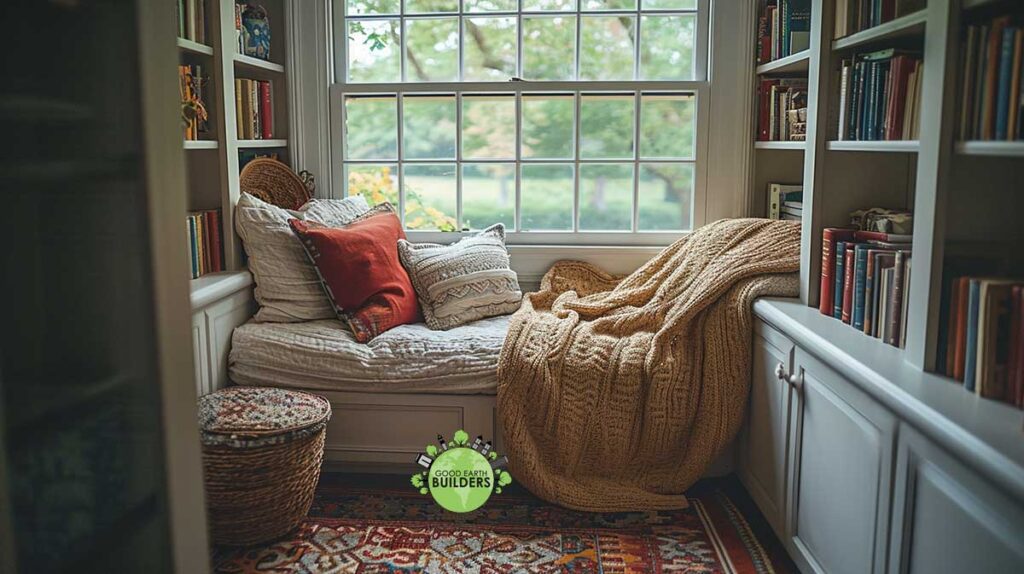 cozy reading nook