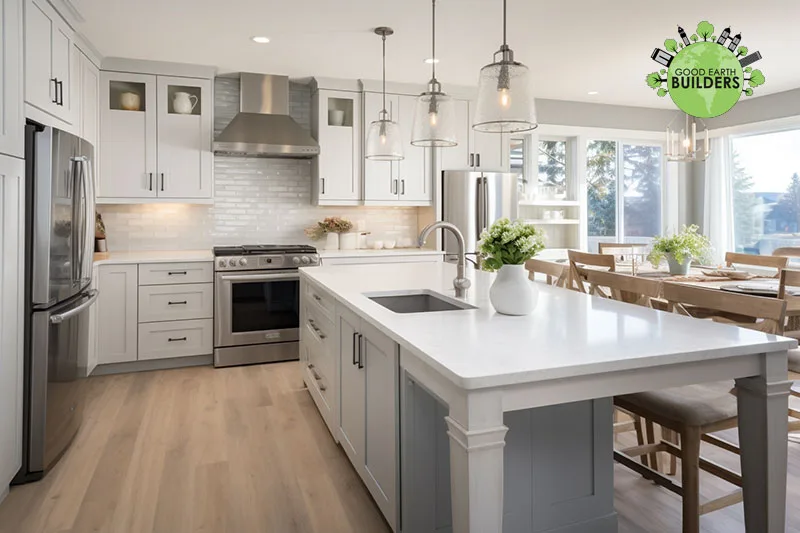 creamy white kitchen