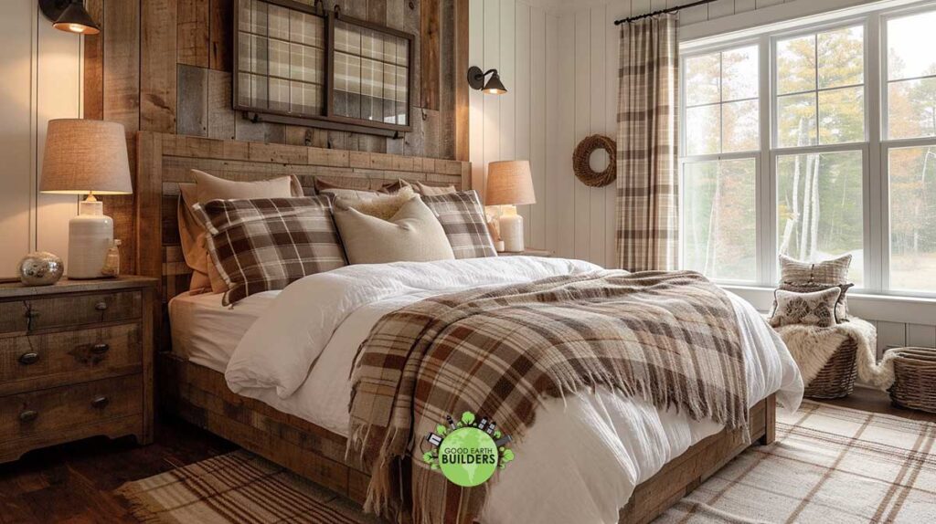 rustic farmhouse bedroom