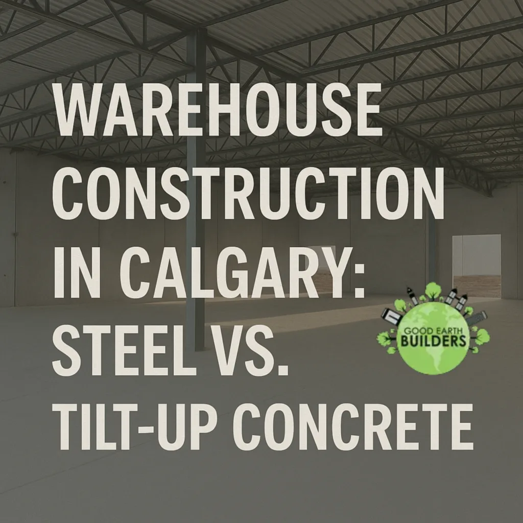 Warehouse Construction in Calgary: Steel vs. Tilt-Up Concrete Costs (2025)