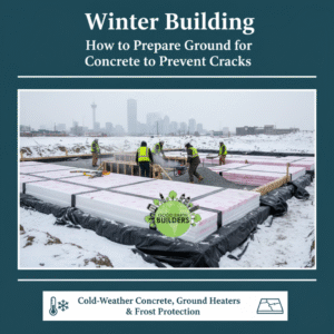 Winter Building: How to Prepare Ground for Concrete to Prevent Cracks