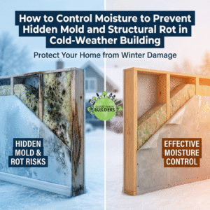 How to Control Moisture to Prevent Hidden Mold and Structural Rot in Cold-Weather Building