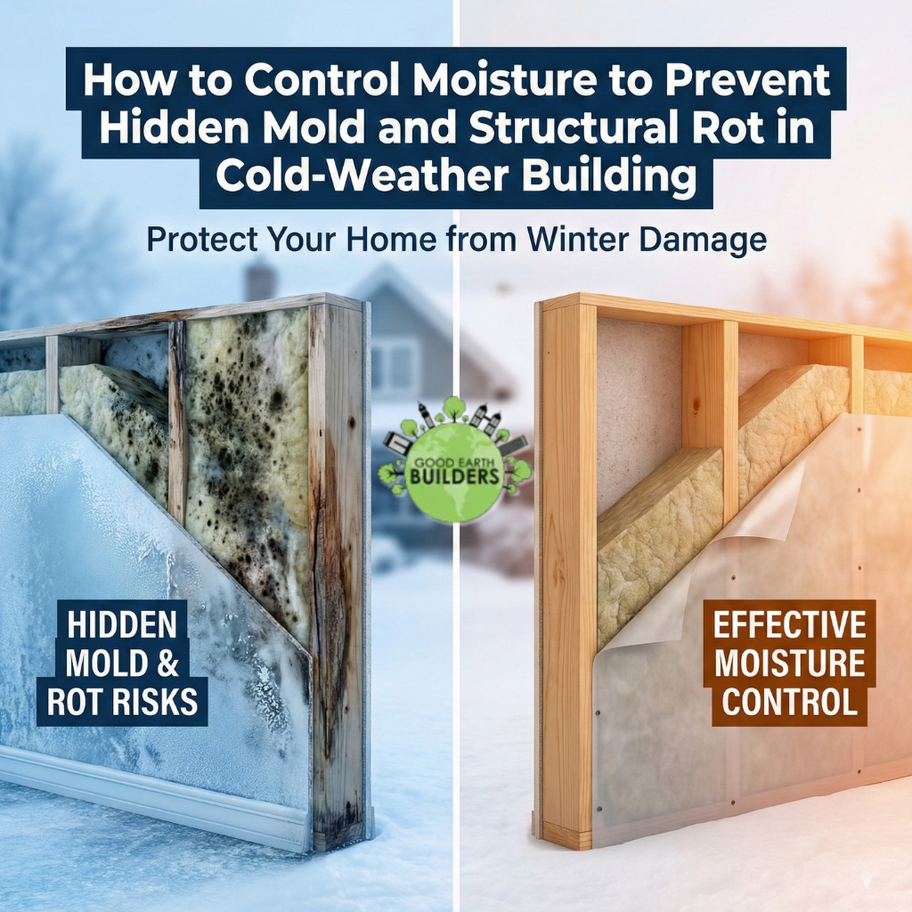 How to Control Moisture to Prevent Hidden Mold and Structural Rot in Cold-Weather Building