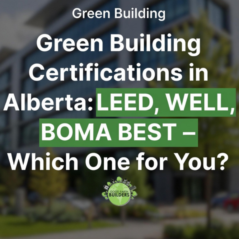 Green Building Certifications in Alberta: LEED, WELL, BOMA BEST – Which One for You?
