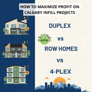How to Maximize Profit on Calgary Infill Projects: Duplex vs Row Homes vs 4-Plex