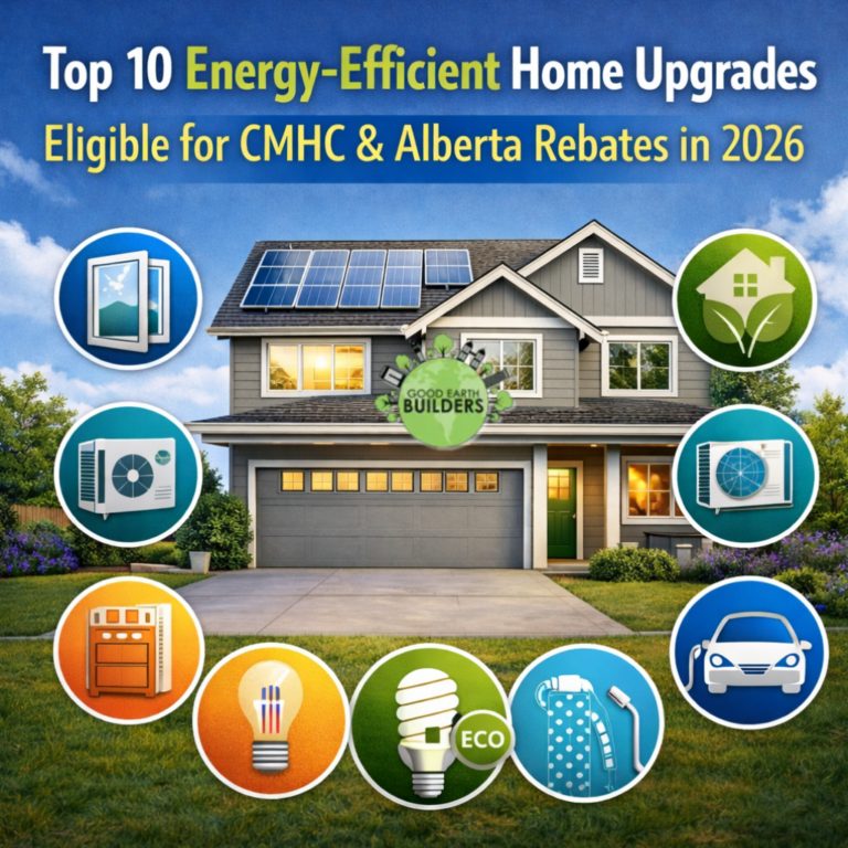 Top 10 Energy-Efficient Home Upgrades Eligible for CMHC & Alberta Rebates in 2026