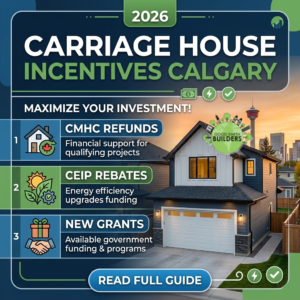 Home 40 Carriage House Incentives Calgary 2026: CMHC Refunds, CEIP Rebates & Grants