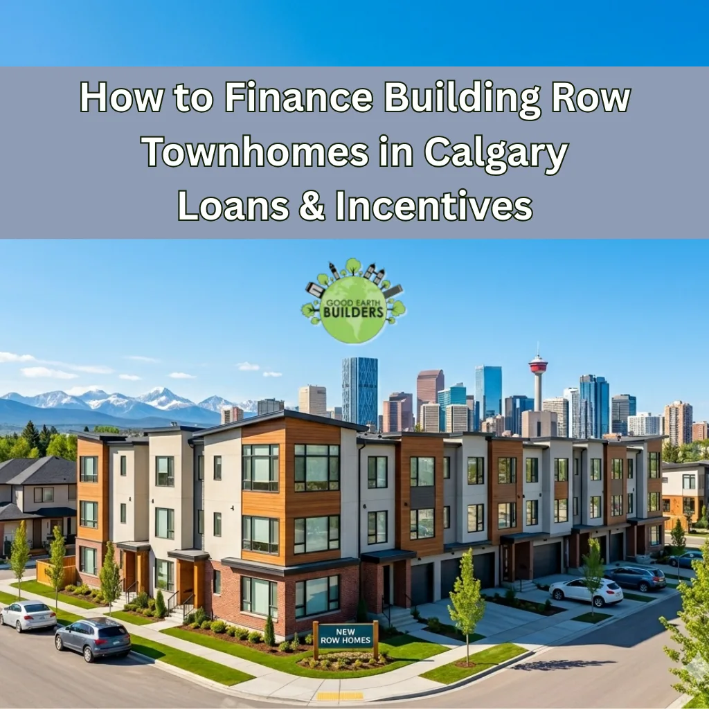 How to Finance Building Row Townhomes in Calgary – Loans & Incentives