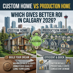 Custom Home vs Production Home: Which Gives Better ROI in Calgary 2026?