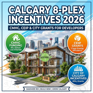 Calgary 8-Plex Incentives 2026: CMHC, CEIP & City Grants for Developers