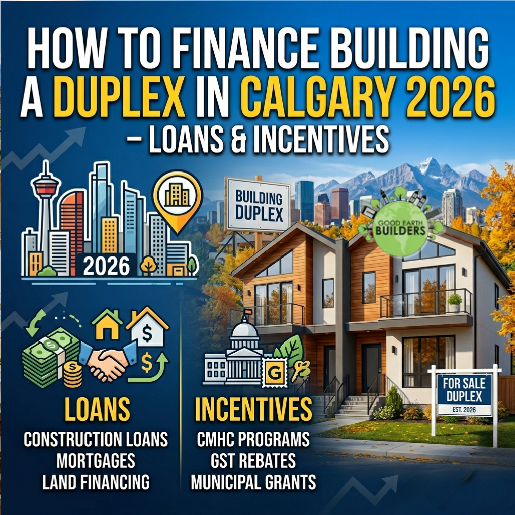 How to Finance Building a Duplex in Calgary 2026 – Loans & Incentives