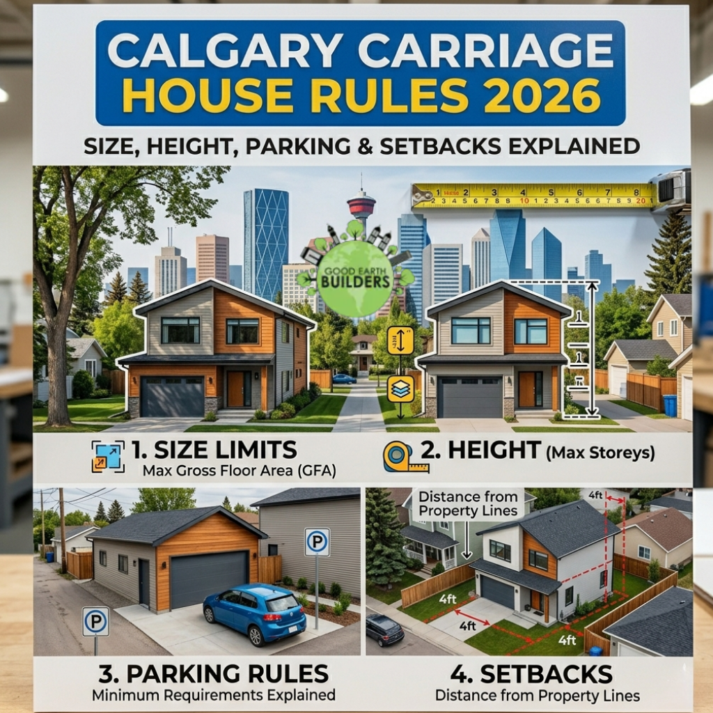 New Calgary Carriage House Rules 2026: Size, Height, Parking & Setbacks Explained