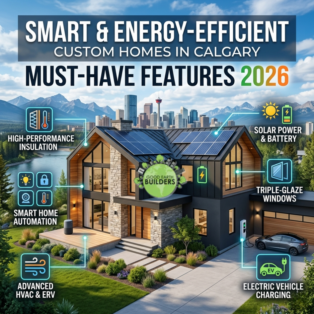 Smart & Energy-Efficient Custom Homes in Calgary – Must-Have Features 2026