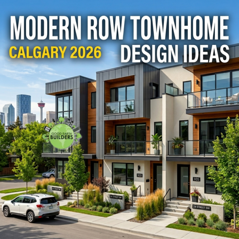 Modern Row Townhome Design Ideas Calgary 2026
