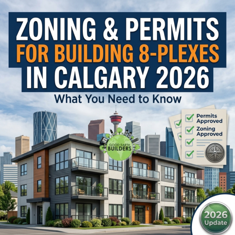 Zoning & Permits for Building 8-Plexes in Calgary 2026– Complete Guide
